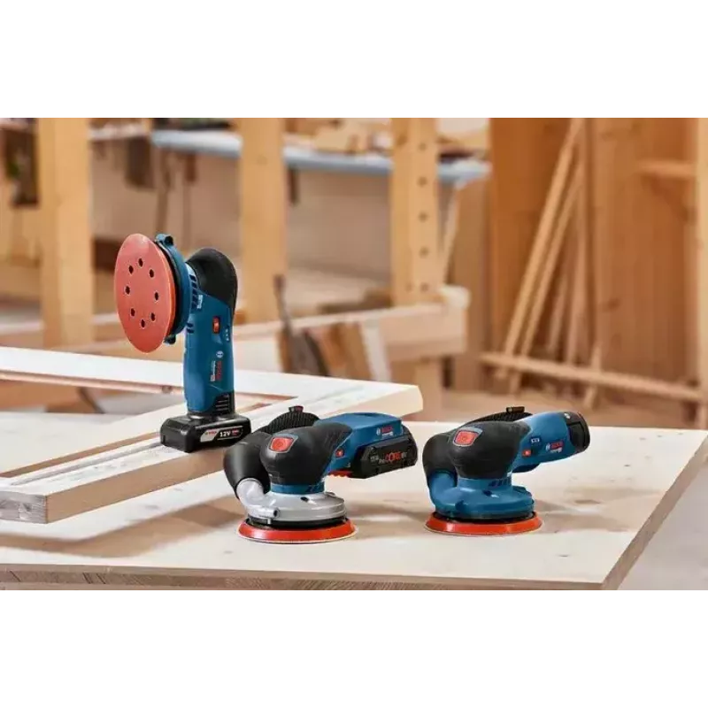Bosch GEX 12V-125 Professional Schwingschleifer 10000 U/min 20000 OPM Schwarz, Blau, Rot
