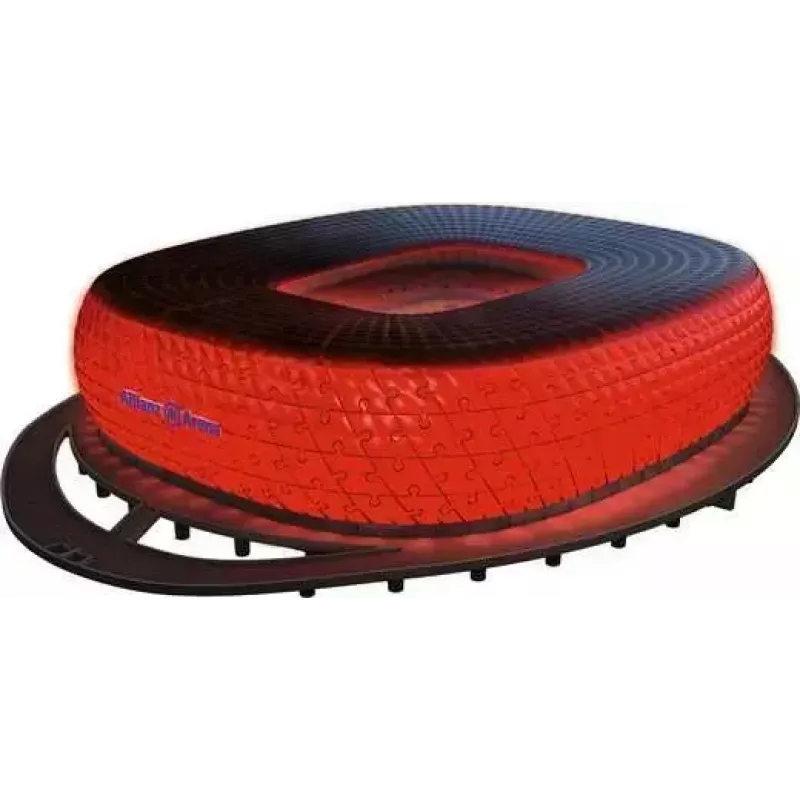 3D-Puzzle Ravensburger Iconics Allianz Arena mit Licht, 216 Teile