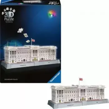 3D-Puzzle Ravensburger Iconics Buckingham Palace mit Licht, 216 Teile