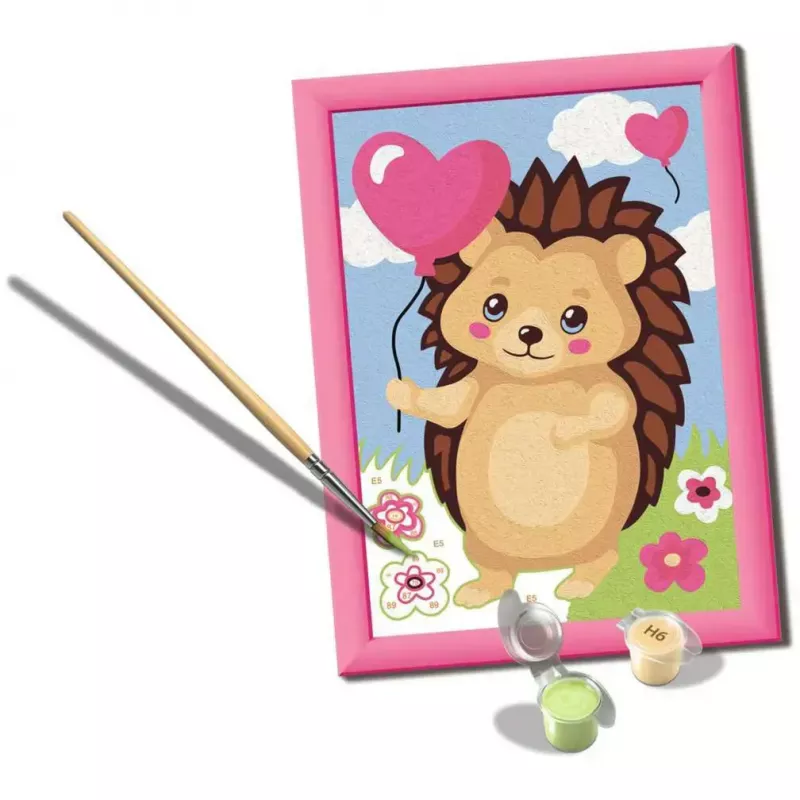 Paint-by-number-Kit Ravensburger CreArt Herziger Igel (Modell 25883) – Malset
