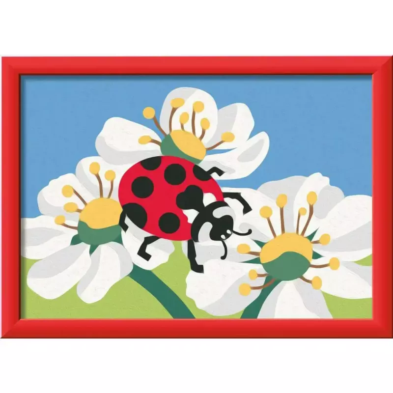 Ravensburger CreArt Malset – Marienkäfer-Motiv, Bastel-Malset