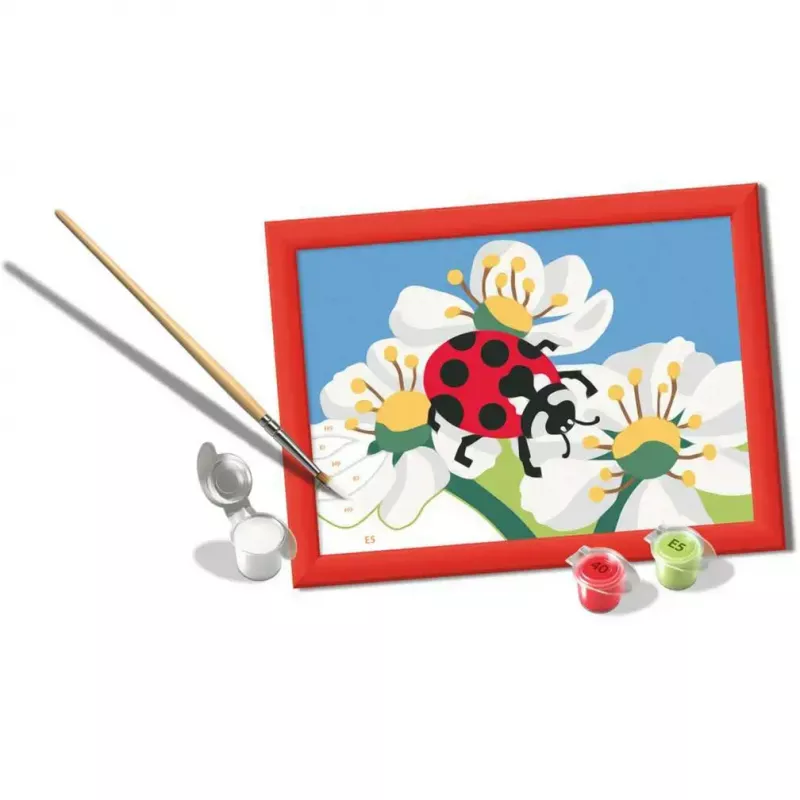 Ravensburger CreArt Malset – Marienkäfer-Motiv, Bastel-Malset