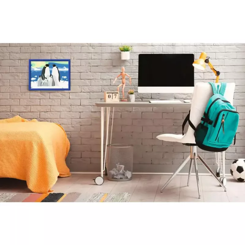 Mal-Set Ravensburger CreArt Pinguinfamilie – Malen-nach-Zahlen-Set, Modell 25888
