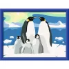 Mal-Set Ravensburger CreArt Pinguinfamilie – Malen-nach-Zahlen-Set, Modell 25888