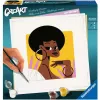Ravensburger CreArt Malen-nach-Zahlen-Set Frauenporträt, Modell 23669 – Porträtmotiv, Bastelset