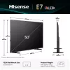 Hisense 50E77Q 127 cm (50 Zoll) 4K Ultra HD Smart TV Wi-Fi Schwarz