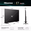 Hisense 75E77Q 190,5 cm (75 Zoll) 4K Ultra HD Smart TV Wi-Fi Schwarz