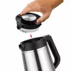 Unold 18715 Wasserkocher 1,5 L 1800 W Schwarz, Edelstahl