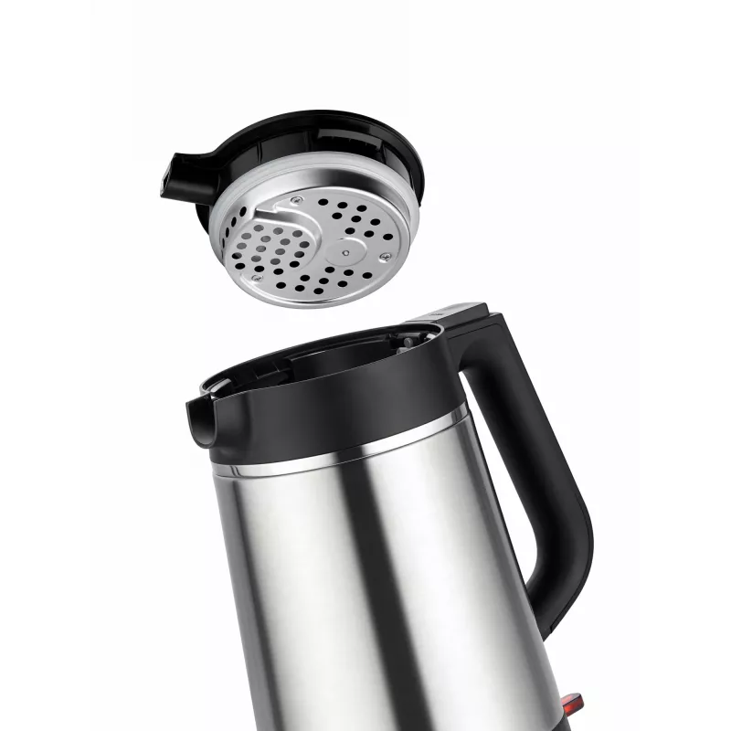 Unold 18715 Wasserkocher 1,5 L 1800 W Schwarz, Edelstahl