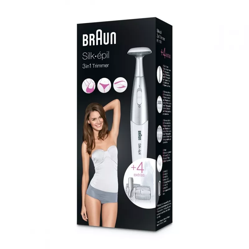 Braun Silk-épil FG 1100 Silber, Weiß