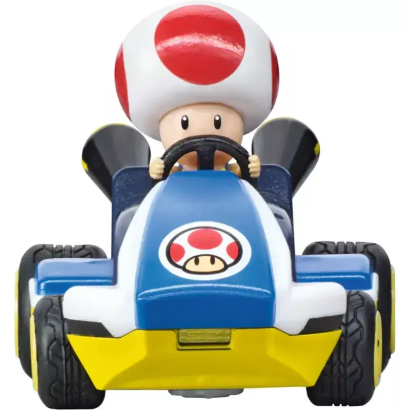 Ferngesteuertes Spielzeugauto CARRERA Mario Kart Mini RC – Toad Paperbox, 2,4 GHz