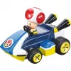 Ferngesteuertes Spielzeugauto CARRERA Mario Kart Mini RC – Toad Paperbox, 2,4 GHz