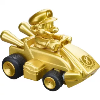 Funkferngesteuerter CARRERA Mario Kart Mini RC — Mario Gold Gold, 2,4 GHz, Papierbox