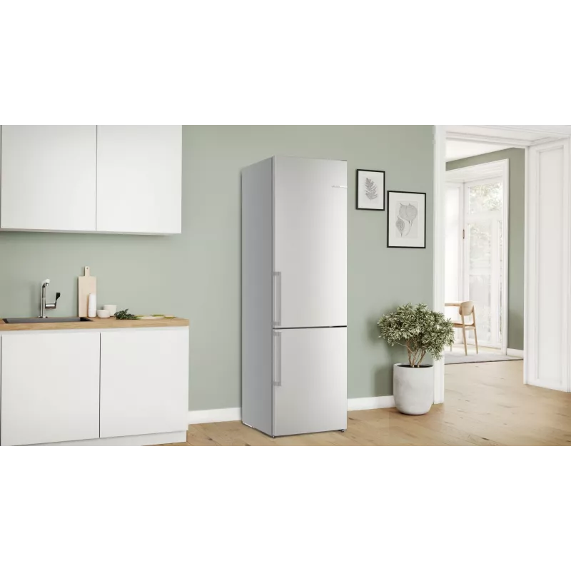 Bosch Serie 6 KGN39AIAU Kühl-Gefrierkombination Freistehend 363 L Edelstahl