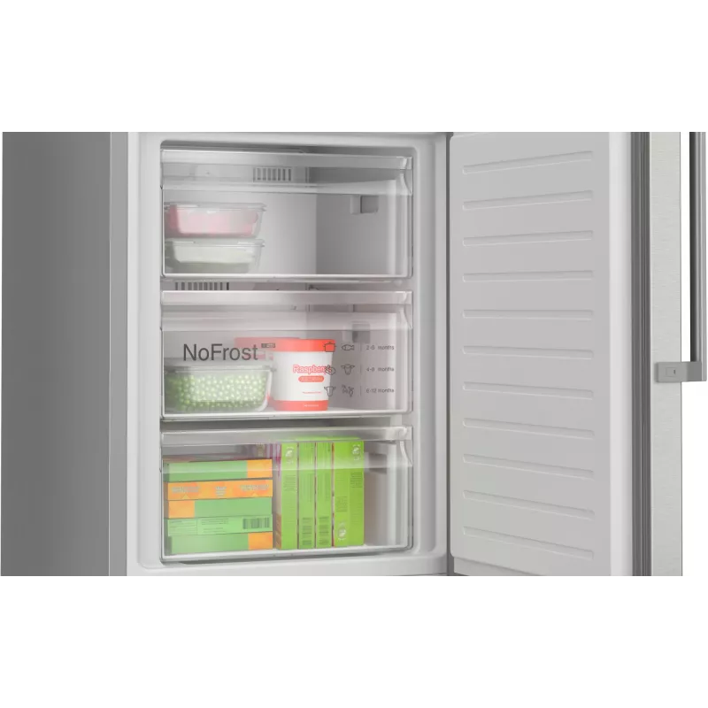Bosch Serie 6 KGN39AIAU Kühl-Gefrierkombination Freistehend 363 L Edelstahl