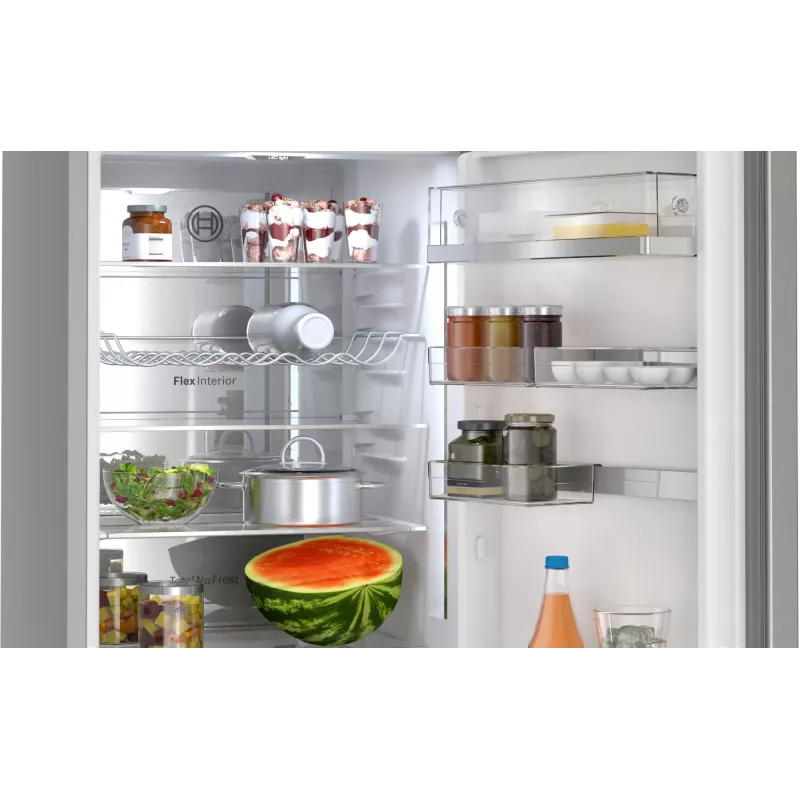 Bosch Serie 6 KGN39AIAU Kühl-Gefrierkombination Freistehend 363 L Edelstahl