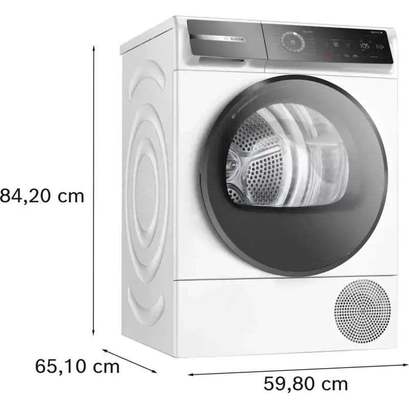 Bosch Serie 8 WQB246D41 Wärmepumpentrockner Freistehend Frontlader 9 kg Weiß