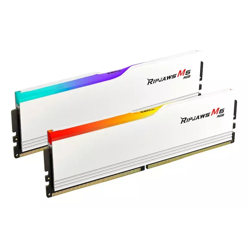 G.SKILL Ripjaws M5 RGB DDR5 64GB (2x32GB) 6800 MT/s CL34 Weiß Dual Kit