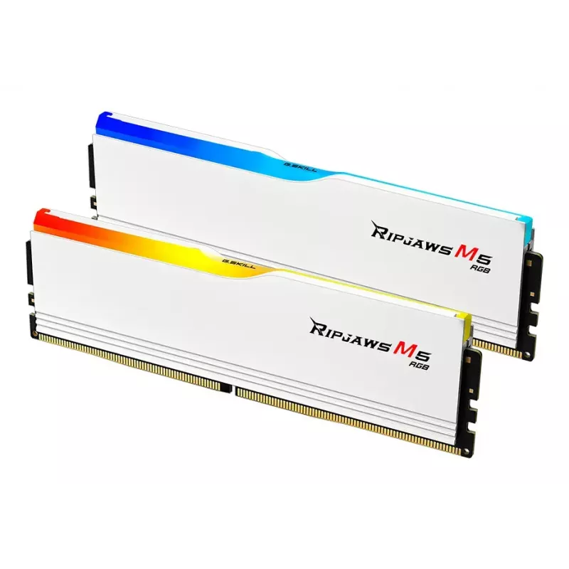 G.SKILL Ripjaws M5 RGB DDR5 32GB (2x16GB) 6800 MT/s CL34 White Dual Kit F5-6800J3445G16GX2-RM5RW