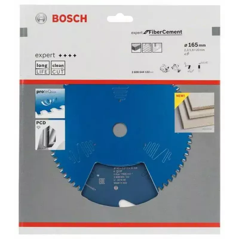 Bosch ‎2608644122 Kreissägeblatt 16,5 cm 1 Stück