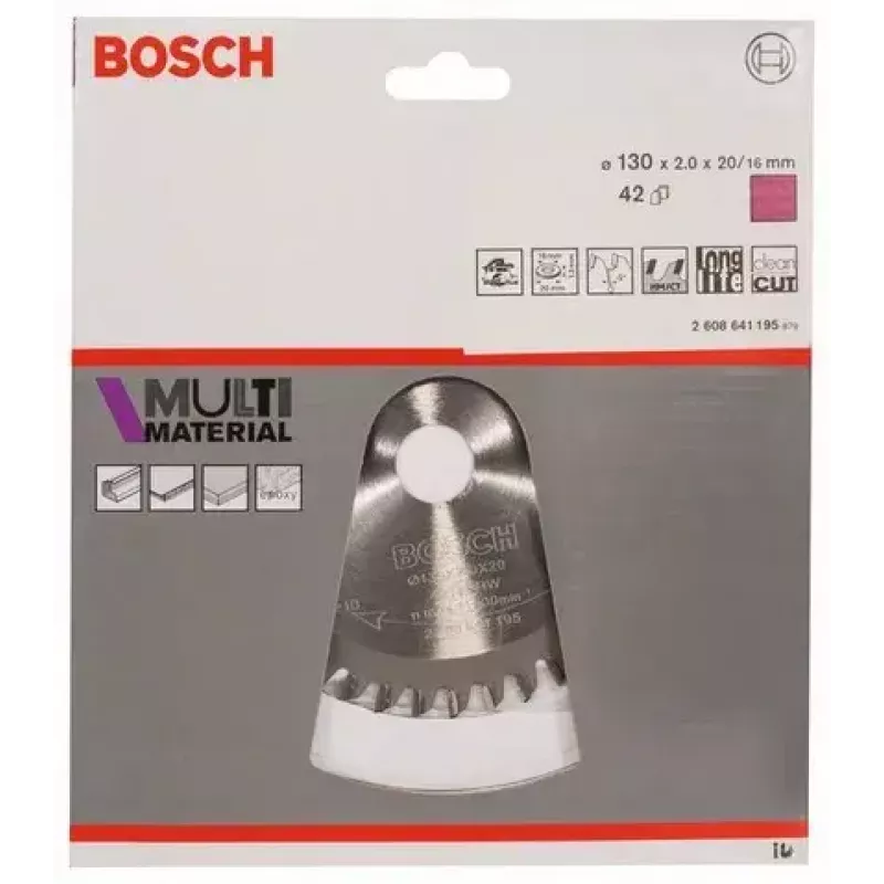 Kreissägeblatt Bosch 2 608 641 195 13 cm Bohrungsdurchmesser 2 cm