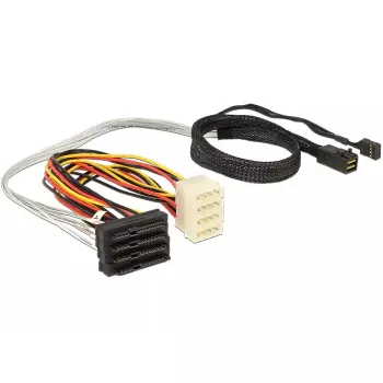 SAS-Kabel DeLOCK 83390 0,5 m Mehrfarbig