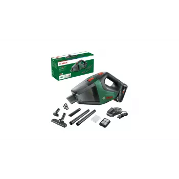 Bosch Universal Vac 18 2-in-1-Akkustaubsauger Batterie Trocken Beutellos Schwarz, Grün 2,5 Ah