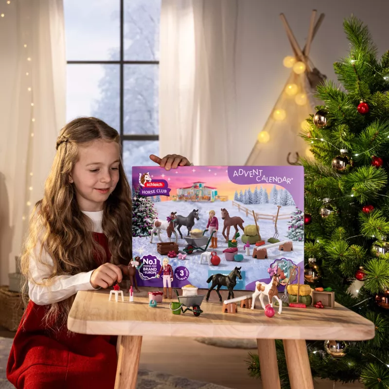 schleich Adventskalender HORSE CLUB 2025 – Weihnachtswunder Fohlenaufzucht