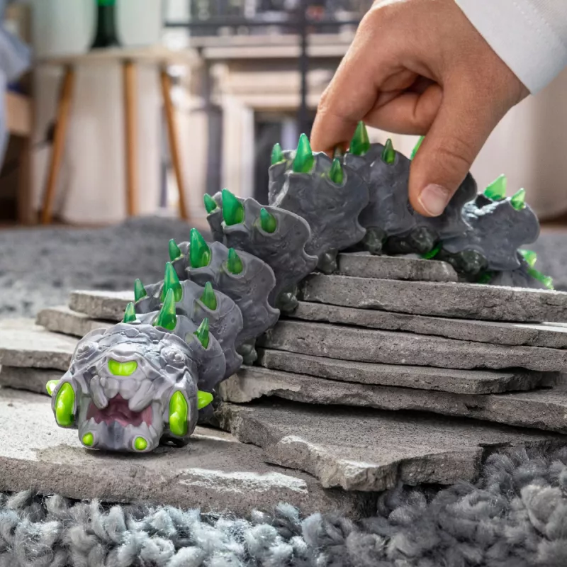 Schleich Steinwurm Modell 70853, Spielzeugfigur, Kunststoff, mehrfarbig, für Kinder ab 7 Jahren