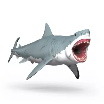 schleich Dinosaurier Megalodon, 4 Jahre, Die Erde erobern, Dinosaurier und Vulkan, Mehrfarbig