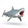 schleich Dinosaurier Megalodon, 4 Jahre, Die Erde erobern, Dinosaurier und Vulkan, Mehrfarbig