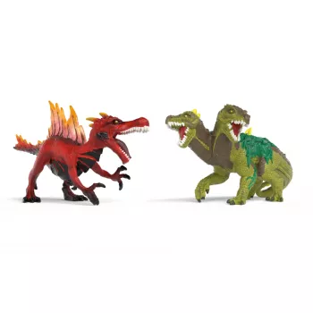 Spielfiguren-Set Schleich Eldrador Creatures Feuer-Dinosaurier vs. Dschungeleidechse, Modell 70834