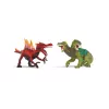 Spielfiguren-Set Schleich Eldrador Creatures Feuer-Dinosaurier vs. Dschungeleidechse, Modell 70834