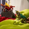 Spielfiguren-Set Schleich Eldrador Creatures Feuer-Dinosaurier vs. Dschungeleidechse, Modell 70834