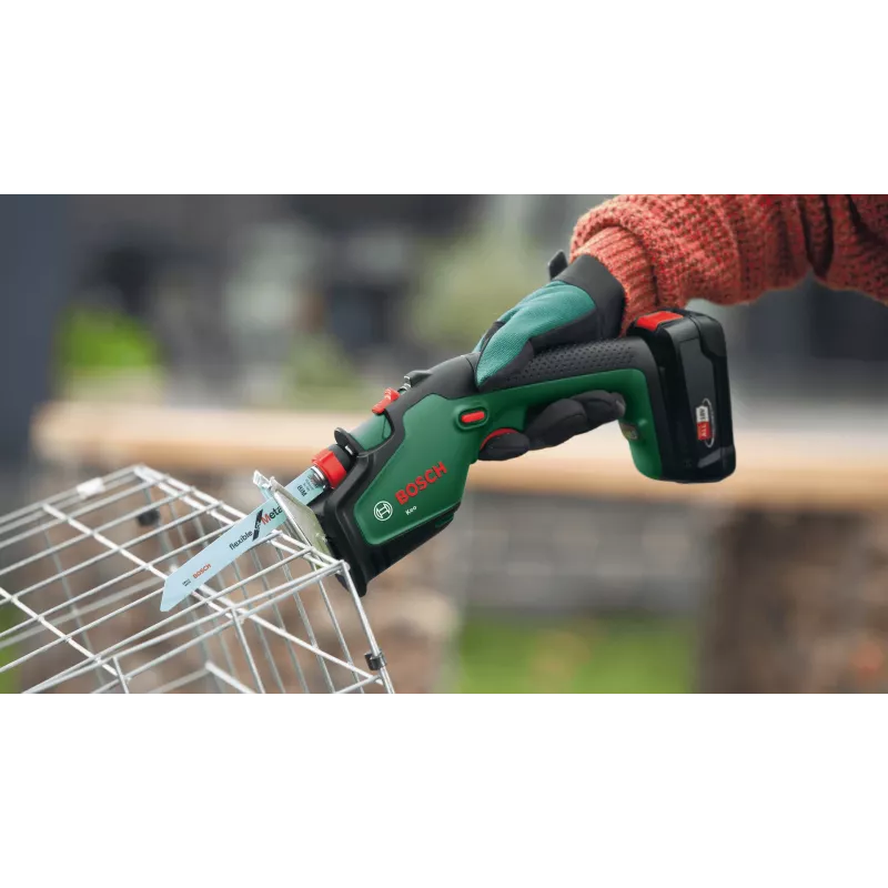 Akku-Säbelsäge Bosch Keo 2300 spm, 18 V, 2 Ah, 2300 spm, Hublänge 115 mm, Gewicht 1,4 kg