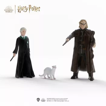 Schleich Spielfiguren-Set Wizarding World: Mad-Eye Moody und Draco Malfoy mit Frettchen