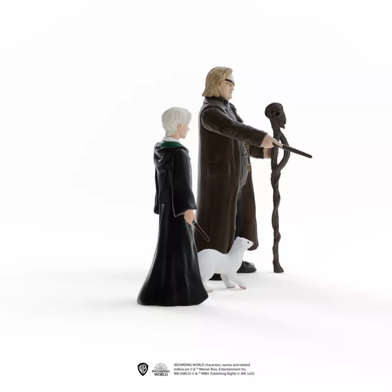 Schleich Spielfiguren-Set Wizarding World: Mad-Eye Moody und Draco Malfoy mit Frettchen