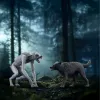Schleich Wizarding World Spielset Harry Potter Werwolf vs. Animagus Figuren, Sammelfiguren
