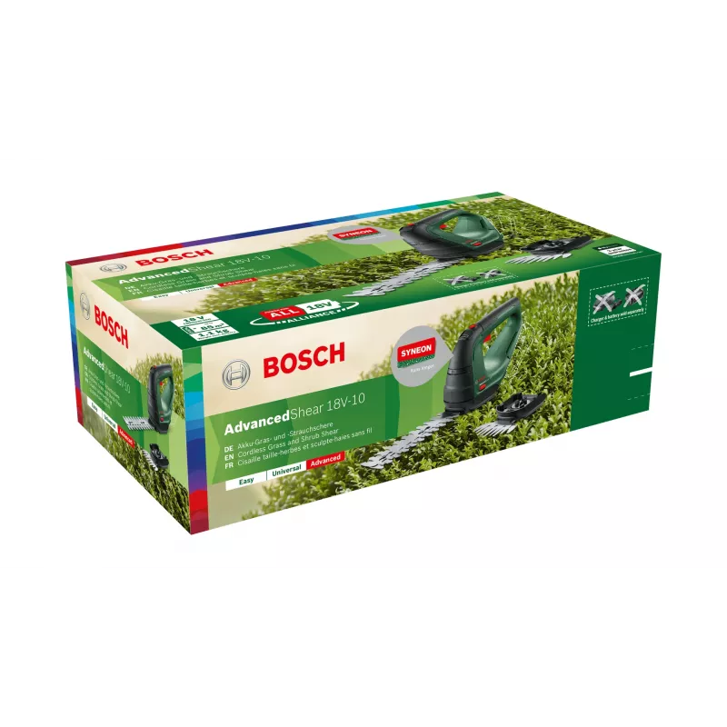 Bosch AdvancedShear 18V-10 Akku-Grasschere 10 cm Lithium-Ionen (Li-Ion) Schwarz, Grün