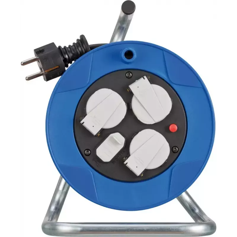 Power Extension Brennenstuhl 1079180600 15m 3 AC Outlets Indoor Schwarz Blue White