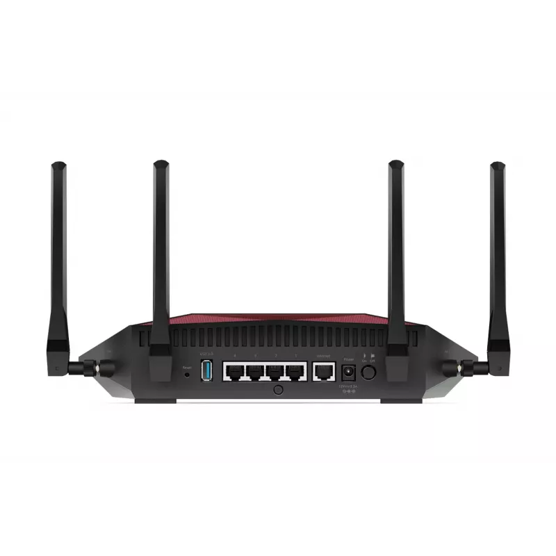 NETGEAR Nighthawk XR1000 WiFi 6 Gaming-Router, Wi-Fi 6 (802.11ax), Dualband (2,4 GHz / 5 GHz), Ethernet LAN, Schwarz, Tischrouter