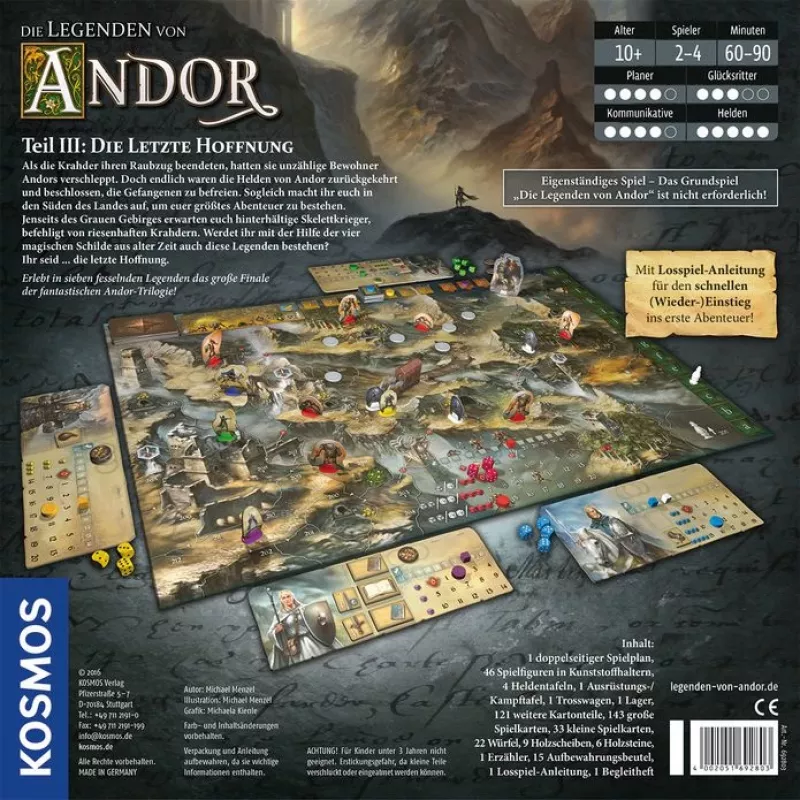 Kosmos 692803 Brettspiel Rollenspiel