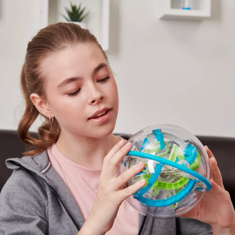 Games Perplexus Rebel, 3D-Labyrinth-Spiel mit 70 Hindernissen, Labyrinth-Puzzlespielzeug, 6 Jahre