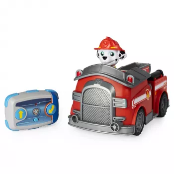 PAW Patrol , Marshall ferngesteuerter Feuerwehrwagen mit 2-Wege-Lenkung, für Kinder ab 3 Jahren