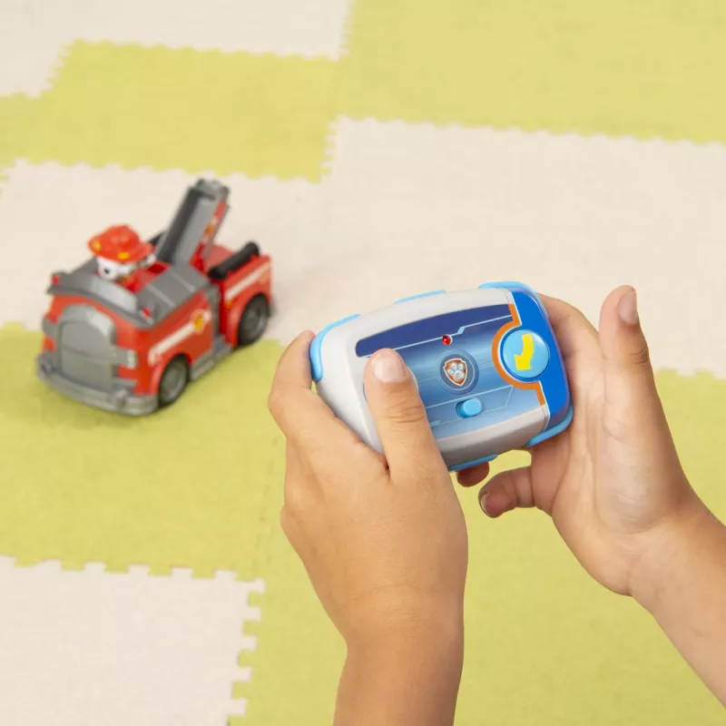 PAW Patrol , Marshall ferngesteuerter Feuerwehrwagen mit 2-Wege-Lenkung, für Kinder ab 3 Jahren