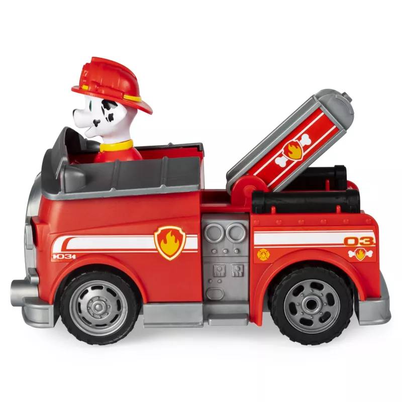PAW Patrol , Marshall ferngesteuerter Feuerwehrwagen mit 2-Wege-Lenkung, für Kinder ab 3 Jahren