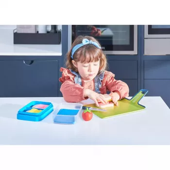 Sandwich Making Set joseph joseph Go Eat 75550 – Tragbares, umweltfreundliches Sandwich-Box und Besteck