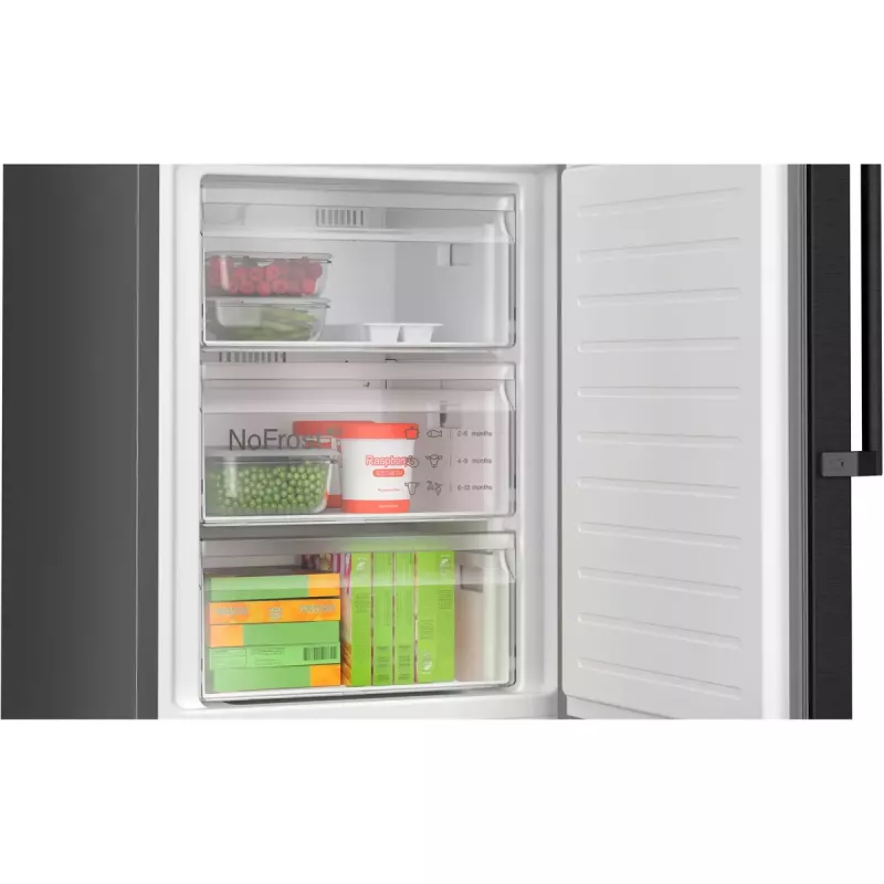 Bosch Serie 4 KGN39VXCT Kühl-Gefrierkombination Freistehend 363 L Grau