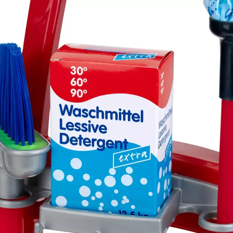 Kinder-Putzwaagen-Spielzeug von theo klein, Modell 6875 — Vileda-Marken-Reinigungsspielset
