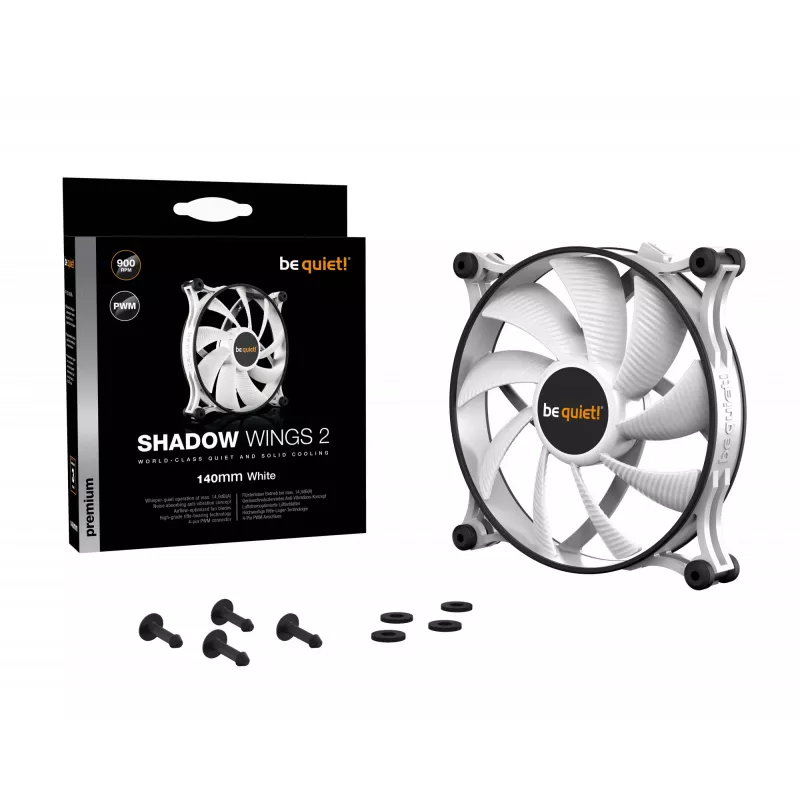 be quiet! Shadow Wings 2 140mm PWM Weiß
